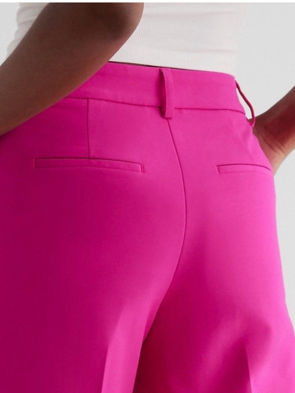 EXPRESS Editor Relaxed Trouser Mid-Rise Wide-Leg Pants - FABULOUS! - Picture 3 of 4